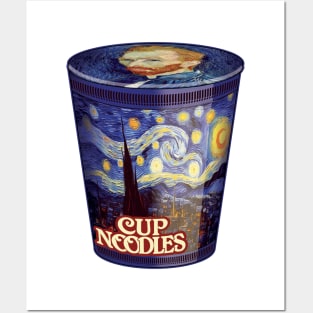 Van Gogh Cup Noodles Posters and Art